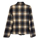 MELLODAY NEW  Plaid Flannel Shacket Button Front Jacket Pockets L Western Boho Photo 2