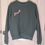 NWOTS Parade Cotton Logo Sweater Women's Large Green Photo 0