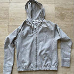 Victoria's Secret  Sport Hoodie Women Large Gray Athletic Drawstring‎ Thumb Hole Photo 0