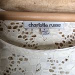 Charlotte Russe embroidered lace bodice floral skirt dress size L Photo 6