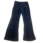Chatoyant  size 1x blue velour cord flare leg pull on pants dark navy casual lux Photo 1