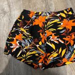 Superdry  size 6 floral linen blend shorts Photo 1