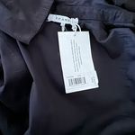 Frame Cotton Snap Closure Black Shirt Dress Photo 14