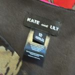 KATE & LILY MESH FLORAL Dress Sz: 12 Black Photo 7