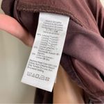 Madewell  Harlow Wide Leg Pleated Pants Chocolate Raisin Tencel Linen Sz 10 NWT Photo 12