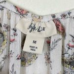 Style & Co White Floral Paisley Short Sleeve Dress Size M Photo 3