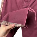 mother the shaker prep fray killing time maroon rose gold stripe trousers pants Red Size 24 Photo 6