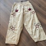 Free People  Aria Embroidered Pants Photo 5