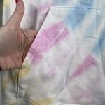 Roller Rabbit  S Small Tie Dye Heart Love Hoodie Sweatshirt Embroidered USA Made Photo 3