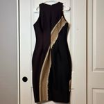 Donna Karan New York Abstract Midi Dress Size 6 Photo 3