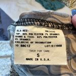 I.N. San Francisco  Y2K Tie Back Top. Size: Small. Black Geometric print. Photo 6