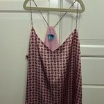 Brooks Brothers  Paisley Print Pink 100% Silk Charmeuse Cami Photo 1