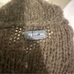 Aerie Green Knit Sweater Size Medium Photo 2