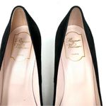ROGER VIVIER Trumpette, black suede, gold buckle, made in Italy, size 39.5 Photo 11