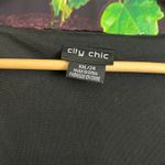 City Chic  Long Sleeve Black Sequin Midi Dress 2XL XXL NYE Formal Holiday Black Photo 5