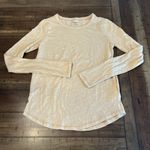 Madewell Women's V-Neck Tops - Cream and Brown NWT XS Photo 4