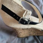 Apt. 9  Black Lace Closed Toe Platform Espadrille Wedge Sandals | EUC Size 8.5 Photo 7