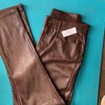 GAP Denim Faux Leather Women's Brown High Photo 5