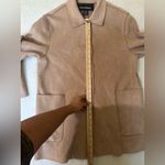 Weatherproof  Tan Peacoat Jacket Suede Feel Photo 4