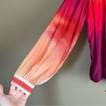 Anthropologie ✨ Conditions Apply Women’s Pink Orange Purple Gradient Ombre Top XS Photo 5