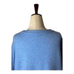 J.Crew  Sweater Women Small Blue Merino Wool Alpaca Crew Neck Long Sleeve Preppy Photo 7