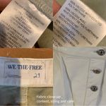 We The Free  "WYNNE" FREE PEOPLE FAUX LEATHER BONE CREAM MINI SKIRT (29/M) Photo 9