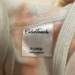 ColorTouch Key West Florida Tie Dye Hoodie Pullover Sweatshirt Rooster Women XL White Photo 4