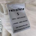 Retrofête Selma Champage Sequin Split Sleeve Keyhole Belted Robe Mini Dress Gold Photo 15