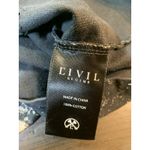 Civil Regime Through Hell & Back Distressed Grunge Rave Dress Large Bleach Rips‎ Black Photo 4