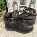 Arizona Jeans Women's Block Heel Arizona Combat Boots Size 7.5M Photo 2