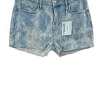 frame denim FRAME Le Grand Garcon High Waist Cutoff Denim‎ Shorts In Cloud Wash Size 29 Photo 7
