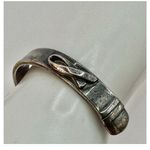 Until there's a cure HIV awareness silver cuff bracelet Photo 4