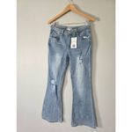 PTCL Flared Blue Jeans Distressed Size 29 Stretch Nordstrom NWT Photo 5