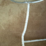 Valerie Stevens  Vest Faux Suede Fully Lined Sleeveless Jacket Size LP Photo 10