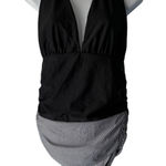 Beachsissi  Large‎ Black Halter Open Back Coverage One Piece Bathing Swim Suit Photo 0