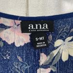 a.n.a . A New Approach Navy Pansy Floral Kimono Sz.S-MT NWT Photo 3