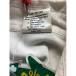 Madlee Original XS Hibiscus Floral Button Down Australian Made White Cotton New Photo 3