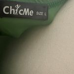 Elegant Green Tiered Maxi Dress Size L Photo 1