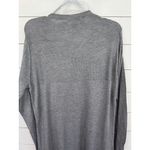 CHELSEA & THEODORE Cardigan Duster Sz L Mist Grey Heather Open Front Long Sleeve Gray Size L Photo 5