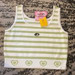 Caco x Powerpuff Girls Green Striped Tank Top size M Size M Photo 1