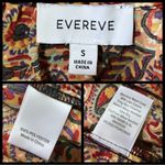 Evereve Multicolor Paisley Boho Sleeveless V Neck Top. Small. Floral Hippie EUC Photo 7