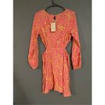 Universal Threads Universal Thread Ballon Long Sleeve Mini A Line Dress Waist Cutout M NWT Photo 7