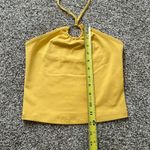 Abercrombie & Fitch dark yellow halter crop top size XS Photo 6