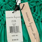 Nanette Lepore  Swim NWT Women’s Size M L Emerald Green Crochet Macrame Cover Up Photo 7