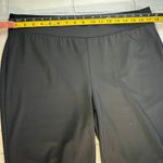Talbots  Pants Womens 1X Black Pull On Tapered Stretch Slit Casual Dress Slinky‎ Photo 7