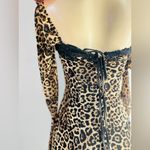 Salty  women’s leopard print dress size small adjustable straps on the back Photo 10