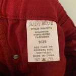 Judy Blue  Garment Dyed Red Stretch Waist Straight Leg Joggers Women size 9 / 29 Photo 12