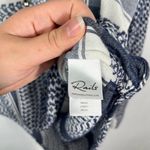 Rails Women’s Lilly Sapphire Blue & White Plaid Lace Up Blouse Small S Relaxed Photo 4