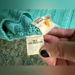 Vintage 80/90s Liz Claiborne silk blend ribbed short sleeve sweater, size SP Blue Photo 8