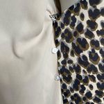 Heartloom Revolve Cheri Short Sleeve Leopard Print Mini Wrap Dress Black Size S Photo 8